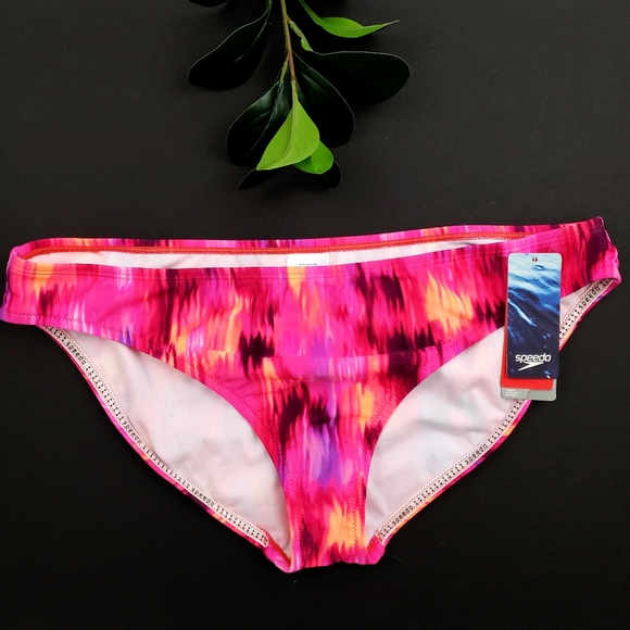 NWT Speedo Ikat Print Hipster Bikini Bottoms XL